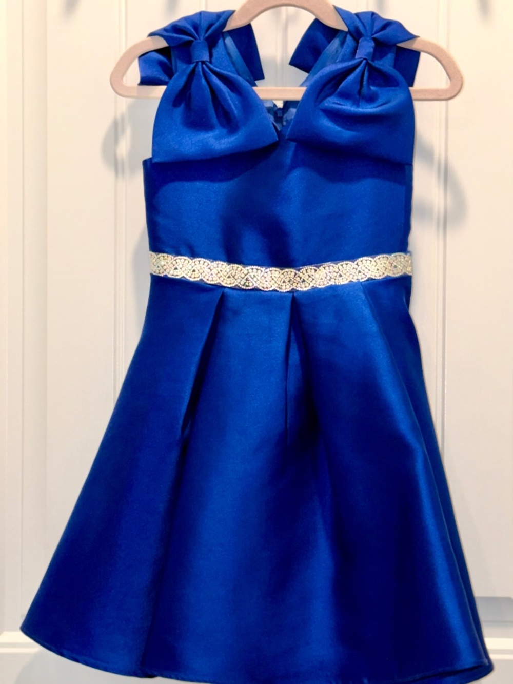 Rare Editions Girls Size 6 Royal Blue Dress